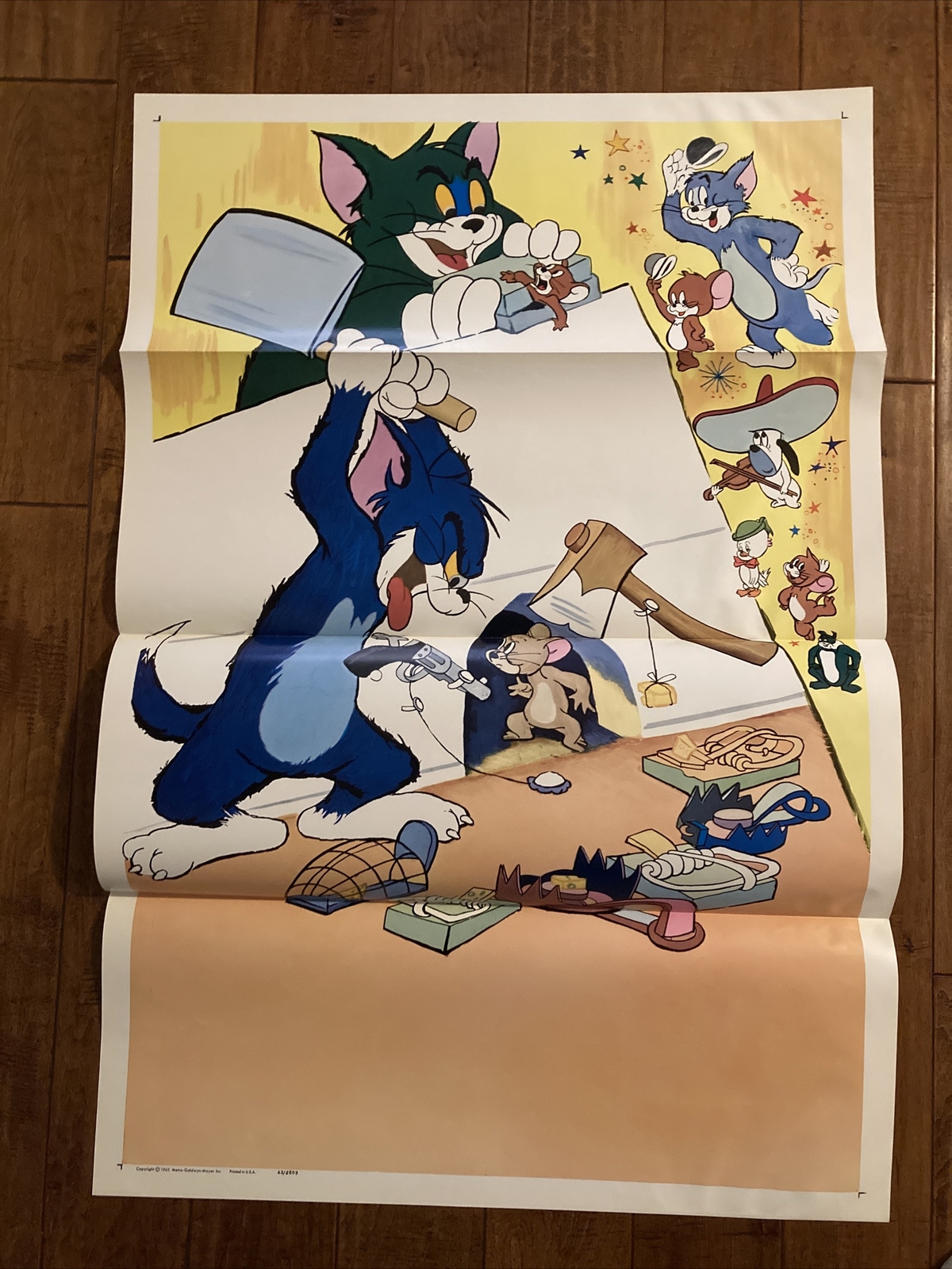 Tom And Jerry – Original Tri Folded Movie Poster – Cartoon