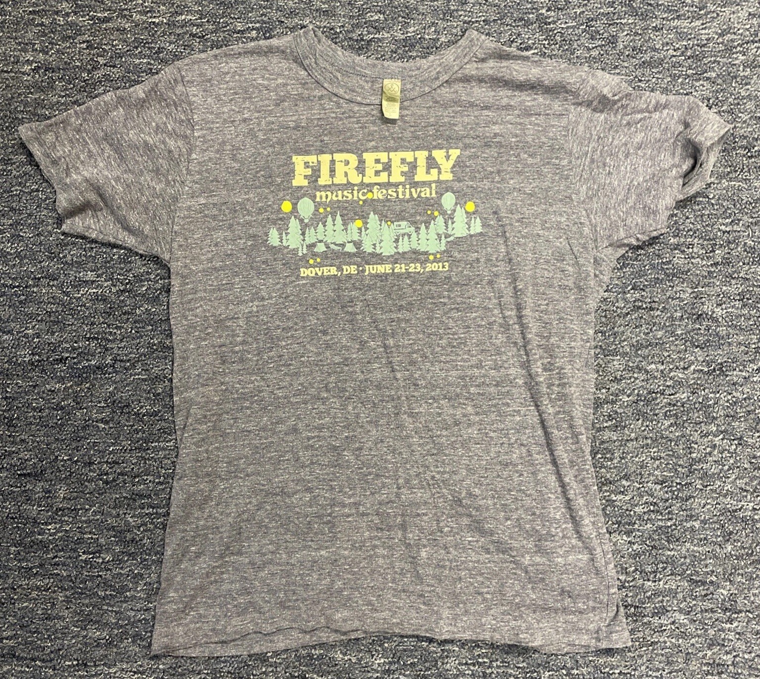 2013 Firefly Music Festival Dover Delaware T-Shirt Petty RHCP Lumineers