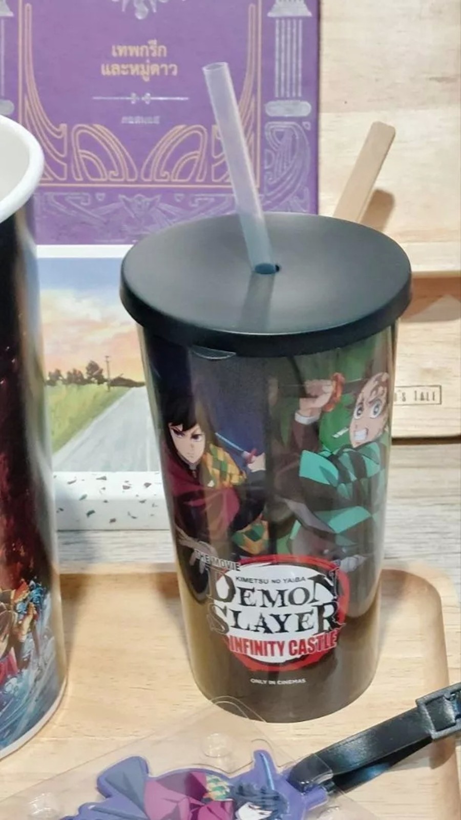 Demon Cup Plastic Type 1 Paper Bucket Popcorn 2D PVC Character Bag Tag Random