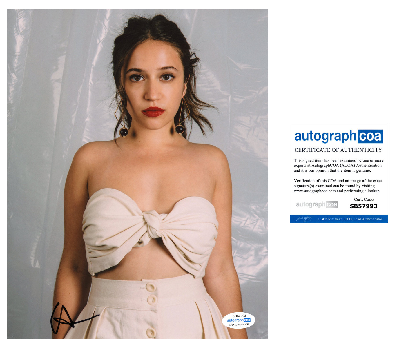 Gideon Adlon signed photo 8×10 ACOA autographed Blockers