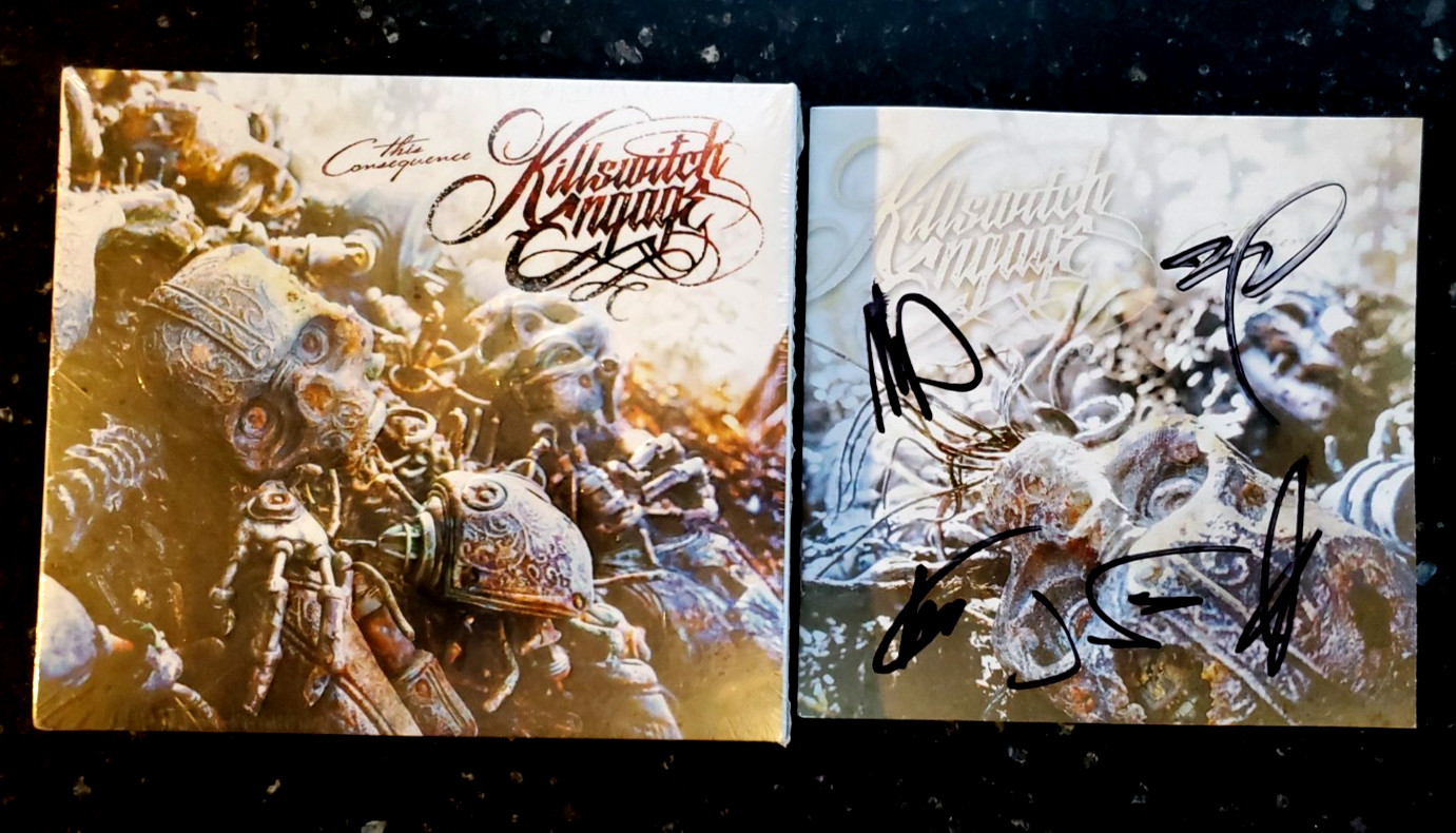 KILLSWITCH ENGAGE SIGNED CD THIS CONSEQUENCE AUTOGRAPHED FULL BAND 2025