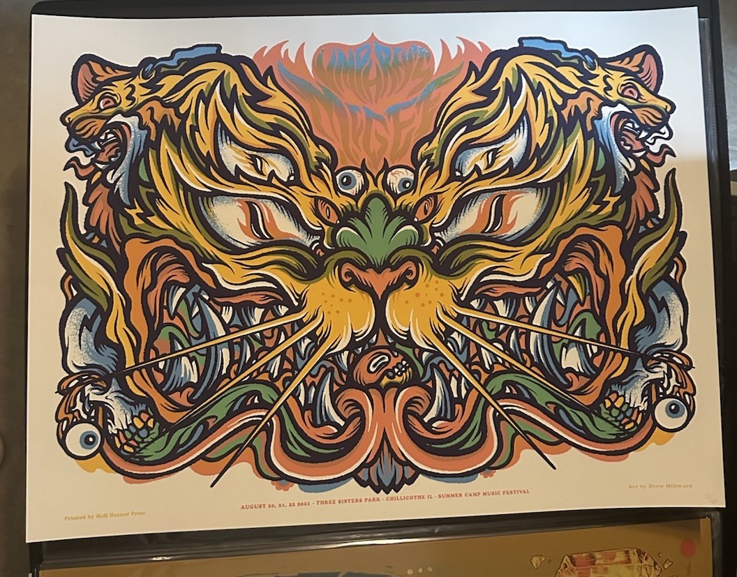 Umphrey’s McGee Summer Camp Original Concert Poster Millward 24″x18″