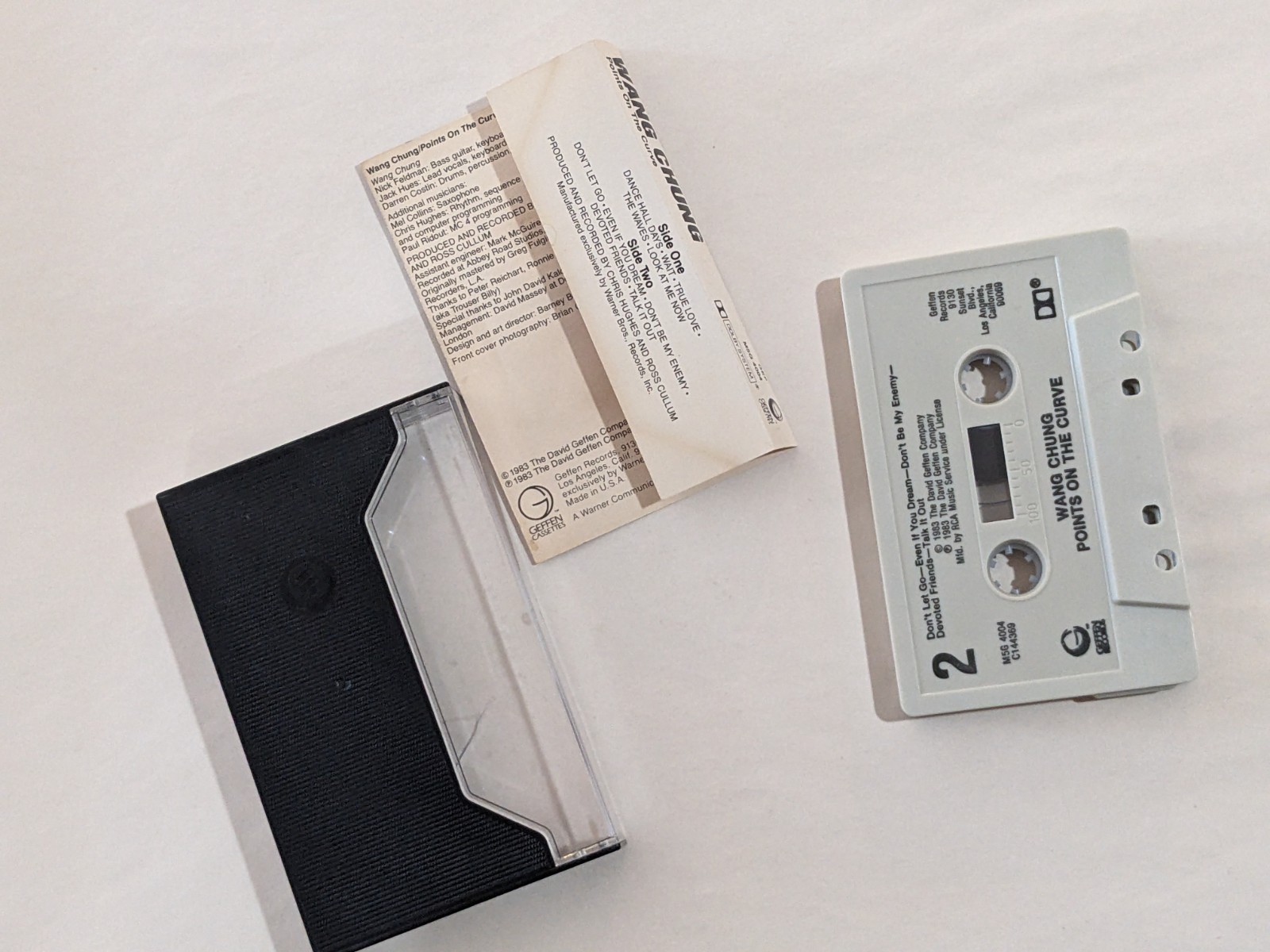 Wang Chung SIGNED Points On The Curve Cassette Tape COA Autograph by Jack & Nick