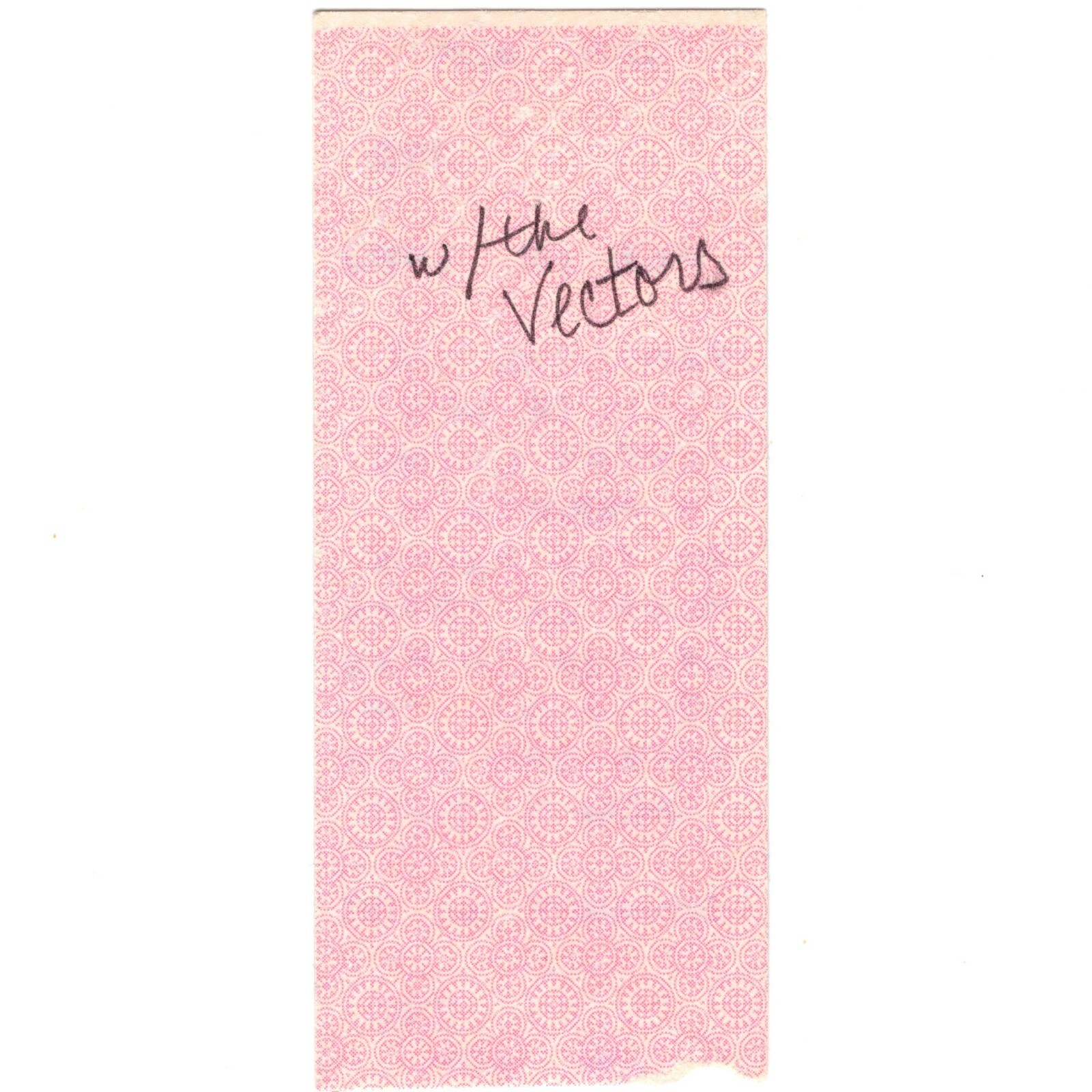MOUNTAIN & THE VECTORS Concert Ticket Stub CLEVELAND OHIO 2/18/82 THE AGORA Rare