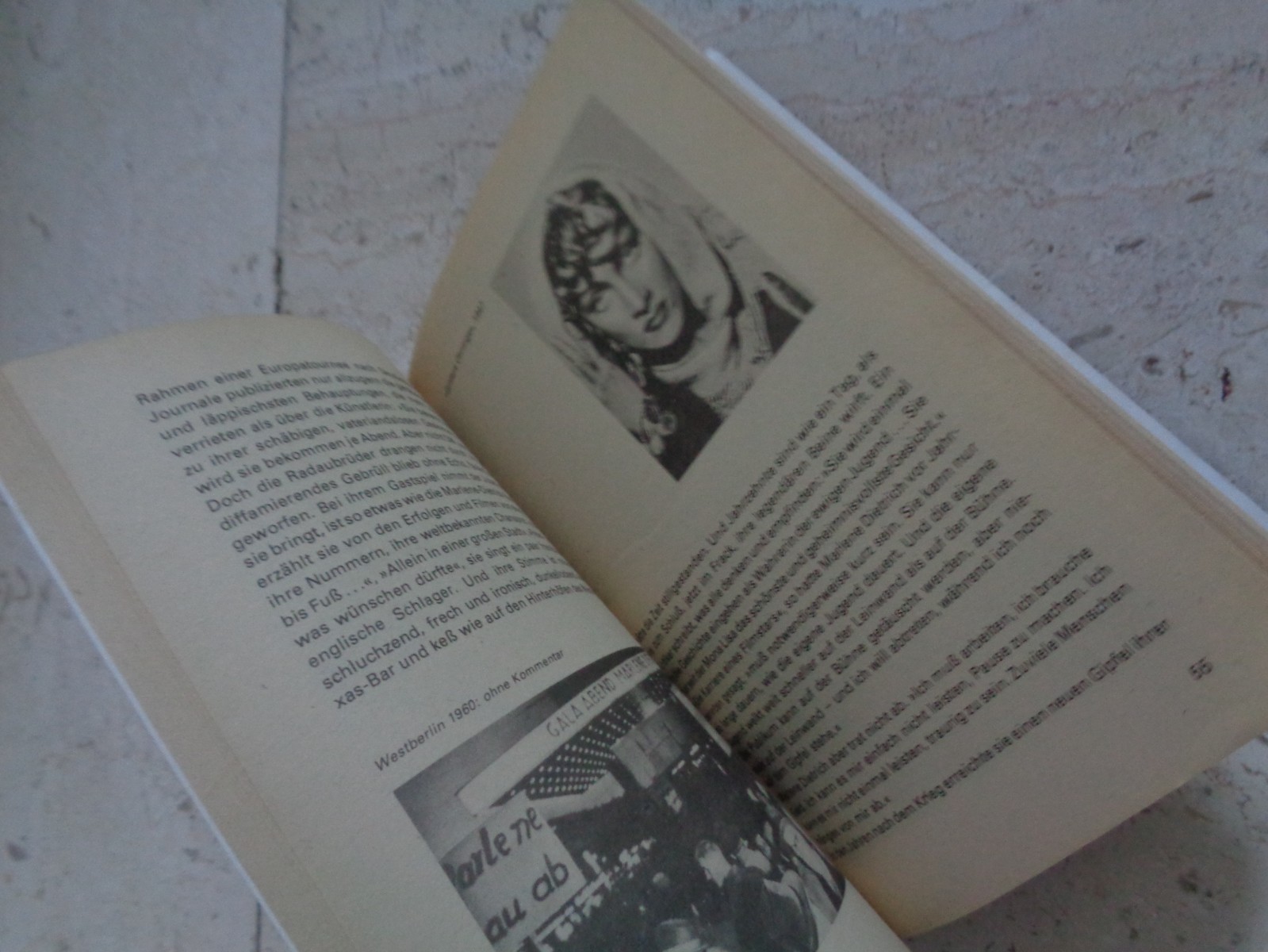 Marlene Dietrich RARE exclusive german 1975 biography book with photos