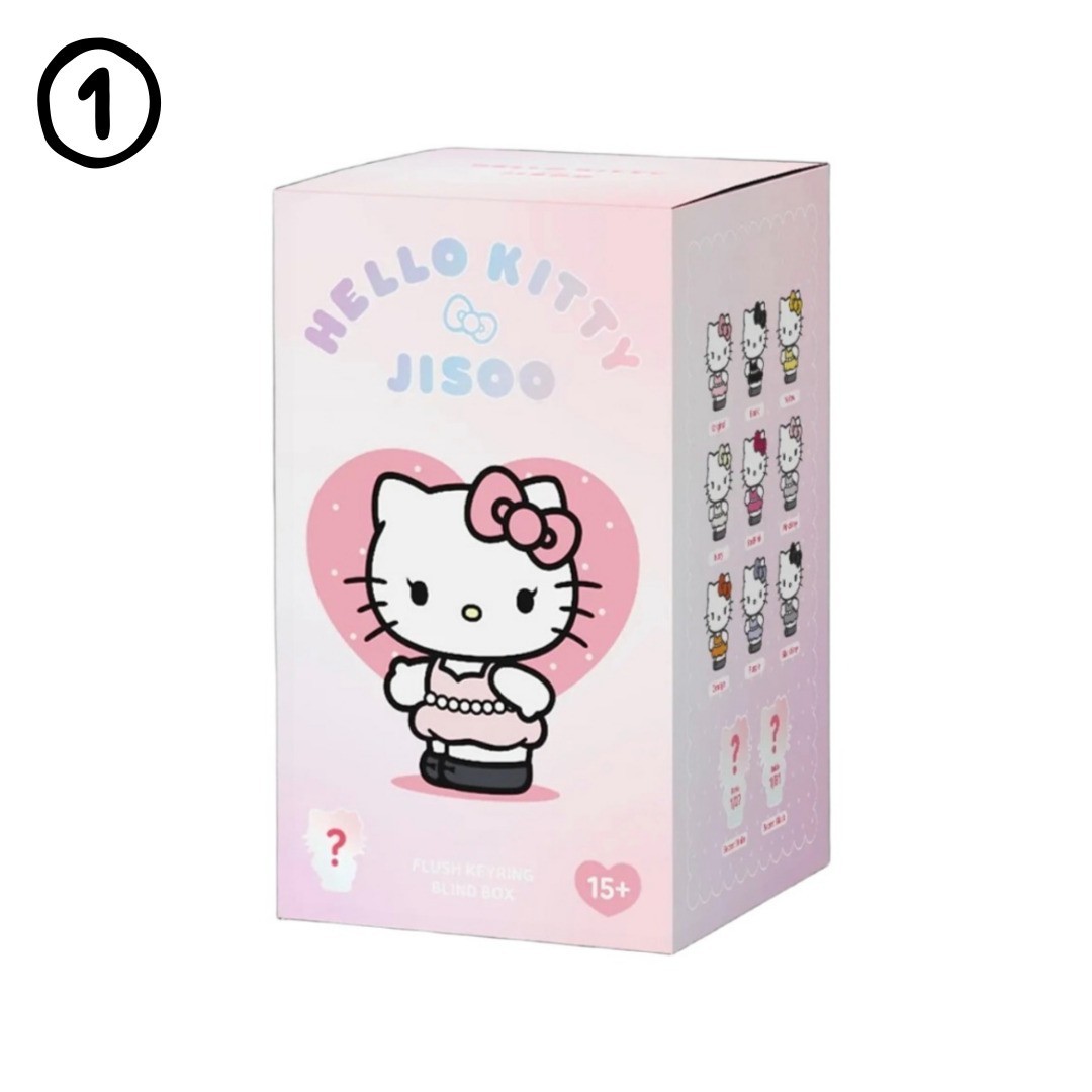 Blackpink Jisoo x Hello Kitty Plush Keychain Limited Edition – 12 Types (1EA)