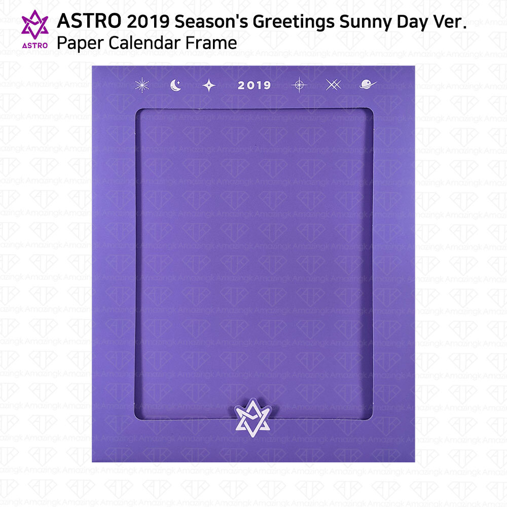 ASTRO 2019 Season’s Greetings Sunny Day Ver Paper Calendar Frame KPOP Eunwoo
