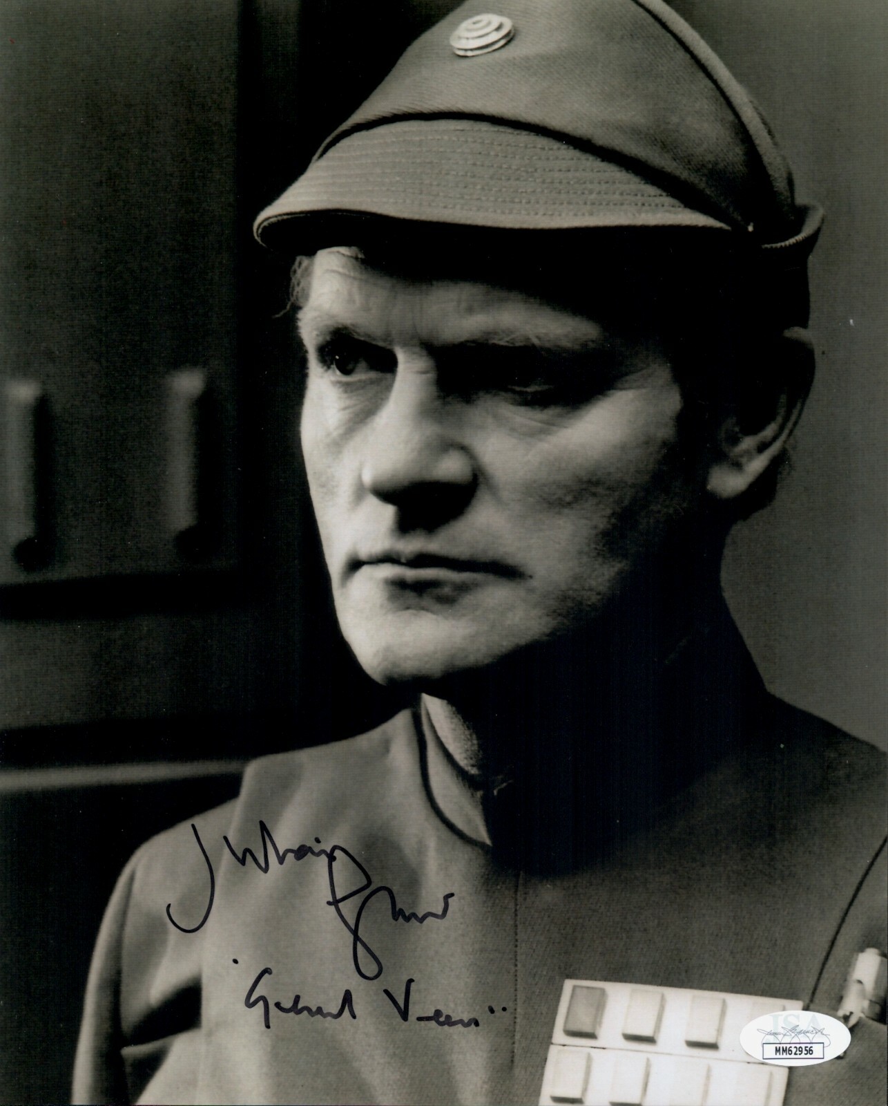 JULIAN GLOVER Signed 8×10 STAR WARS General Veers Autograph JSA COA Cert