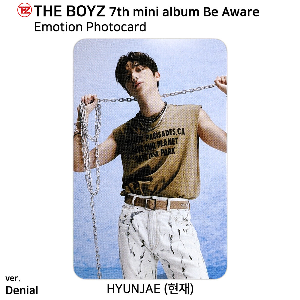 The Boyz 7th Mini Album Be Aware Photocard Photo A4 Poster Hyunjae KPOP K-POP