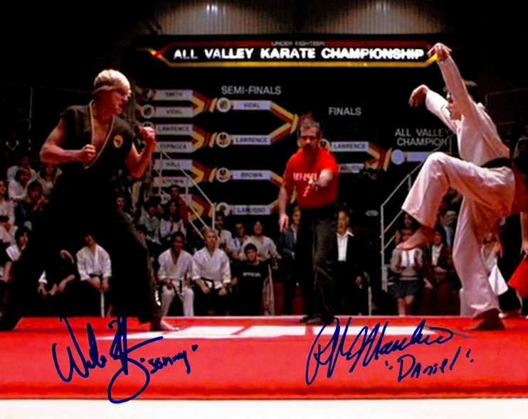 Karate Kid Autographed 8×10 Ralph Macchio William Zabka Signed Reprint Photo