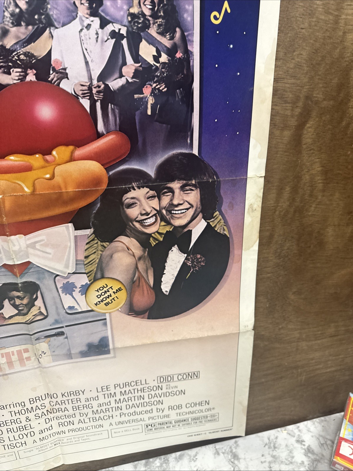 MOVIE POSTER ~ Almost Summer 1978 One Sheet “C” 27×41″ Bruno Kirby Lee Purcell ~