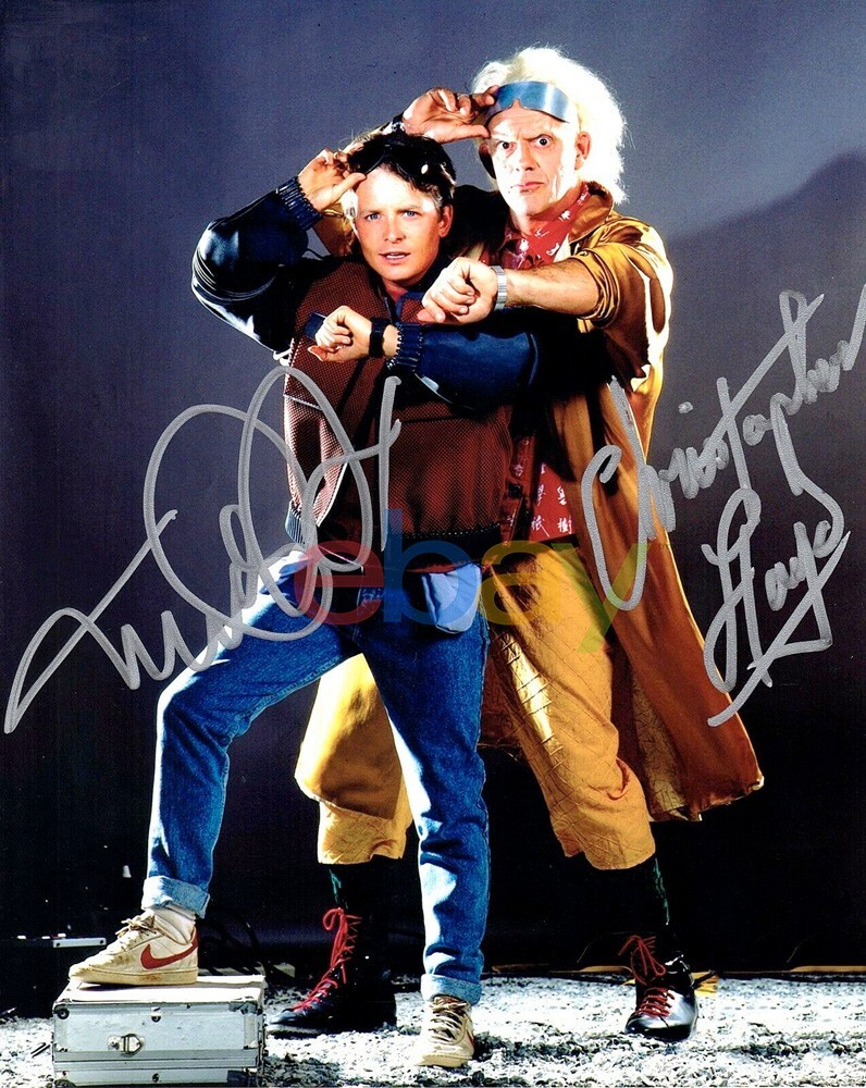 MICHAEL J FOX Signed 8X10 ‘BACK TO THE FUTURE’ Marty McFly Autographed Photo rep