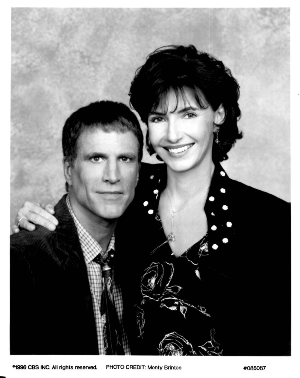 1996 – CBS – INK – TED DANSON / MARY STEENBURGEN PROMO PHOTO c