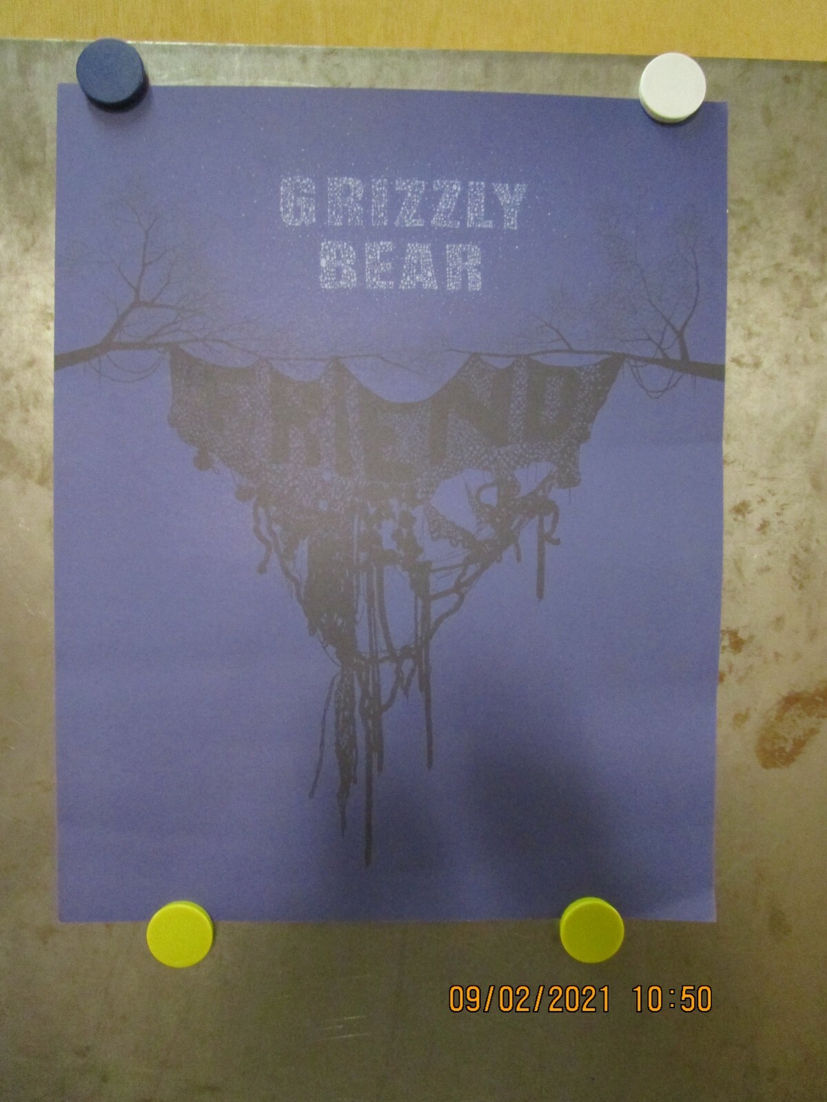 GRIZZLY BEAR Friend EP Lithograph Warp Records 2007 New! Unused!