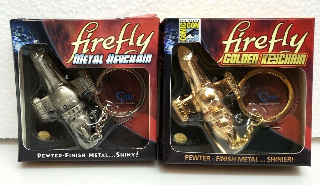 QMX Firefly Ship or Leaf on Wind Key Chain/Pendant Collection- Your Choice of 3