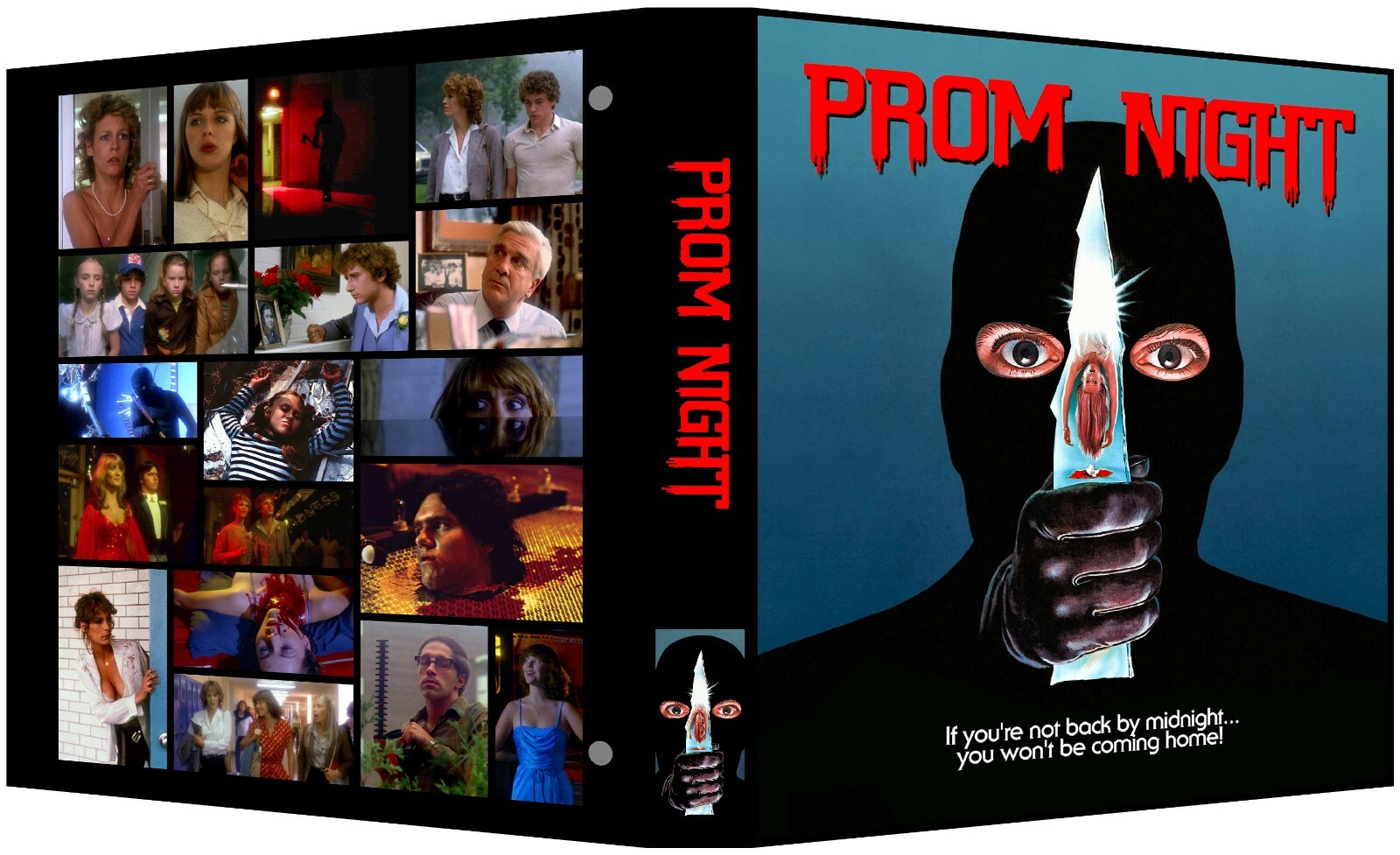 PROM NIGHT Custom 3-Ring Binder Photo Album JAMIE LEE CURTIS classic 1980 horror
