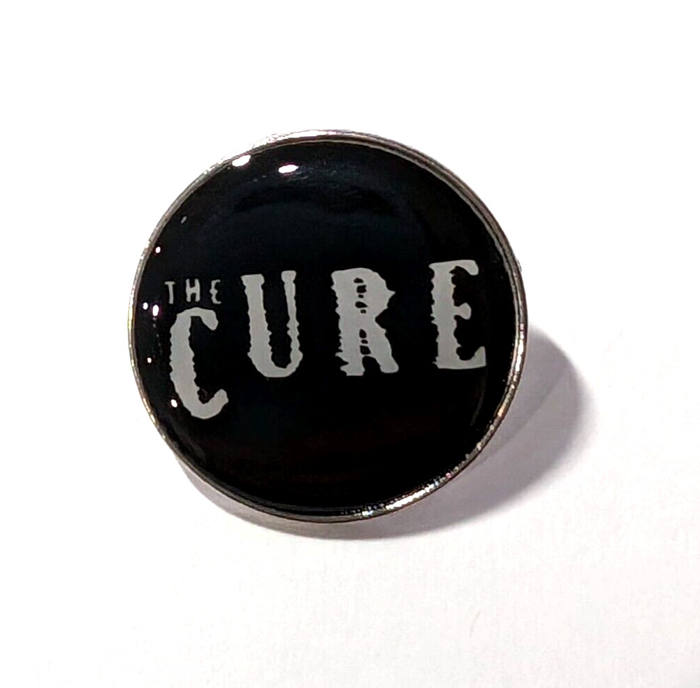 The Cure ‘Band Logo’ Heavy Metal Enamel Lapel Pin Rock Punk Brooch Pin