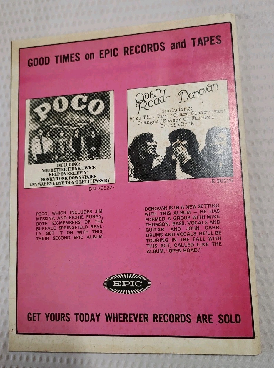 FALL/WINTER 1971 ROCK SPECTACULAR Collector’s Ed. music magazine Credence Nice