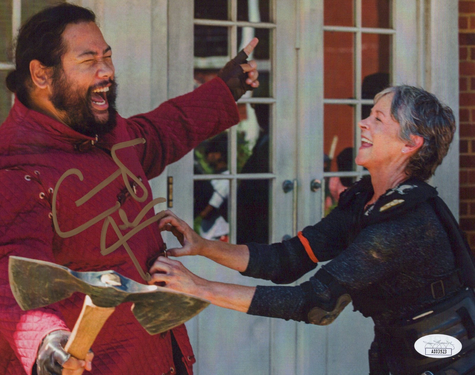 COOPER ANDREWS Signed 8×10 WALKING DEAD Photo Authentic Autograph JSA COA Cert