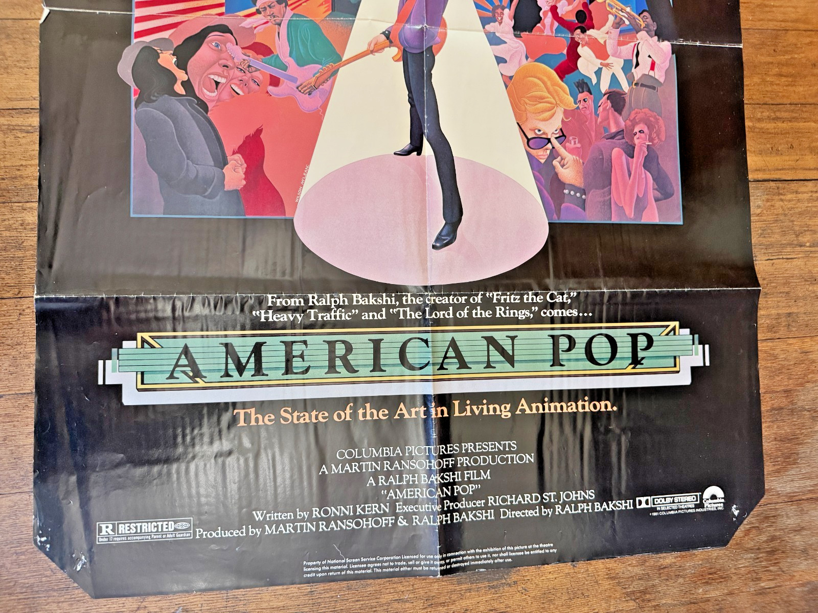1981 American Pop Movie Poster