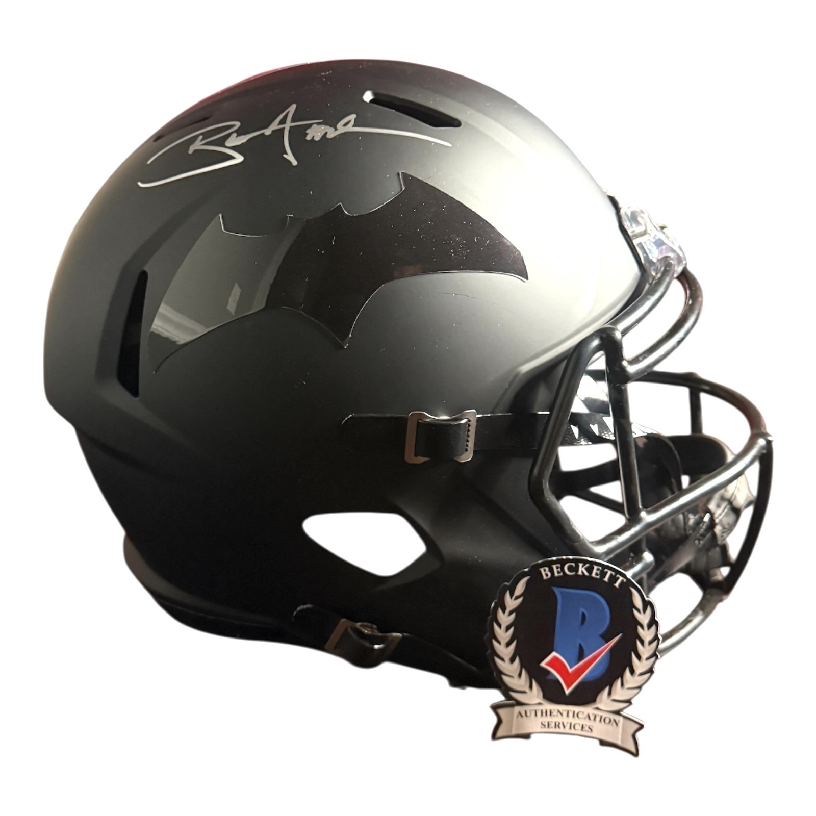 Ben Affleck Signed Autograph Signed Batman Matte Full Size Helmet BAS DC