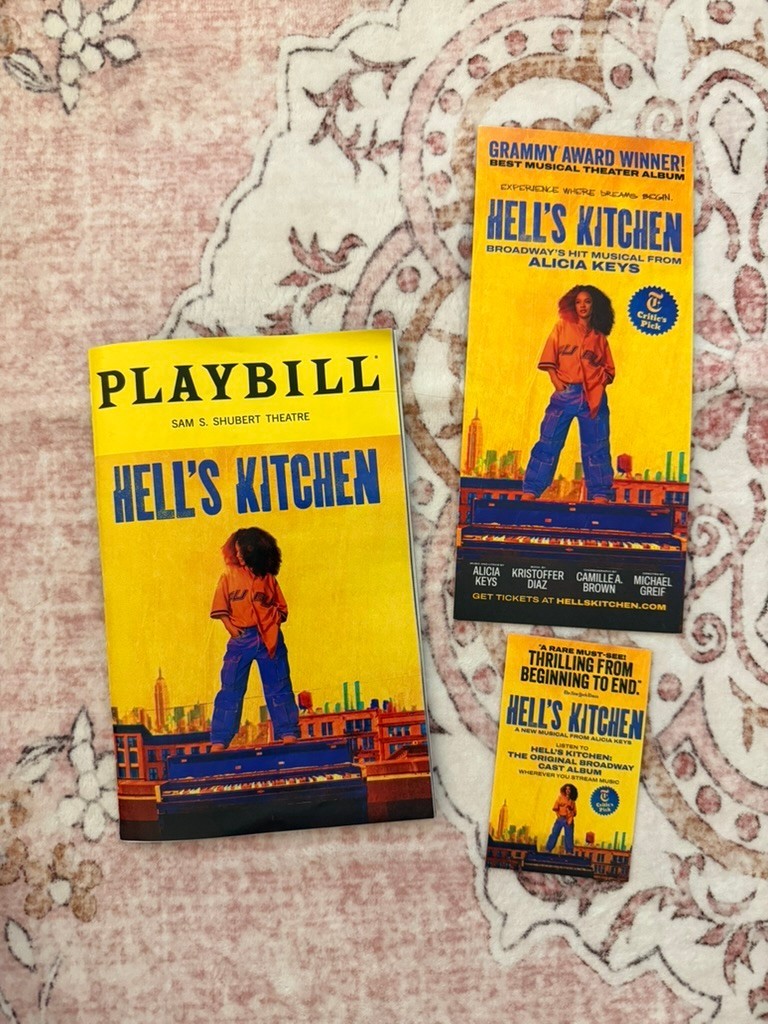 Hell’s Kitchen Broadway Playbill 2 Flyers Handbill Aug 2025 Christopher Jackson