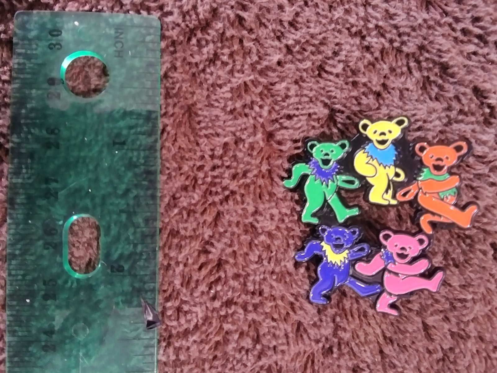 GRATEFUL DEAD PIN SAVE 40% ON 2+ PINS metal enamel set lapel lot bear skeleton