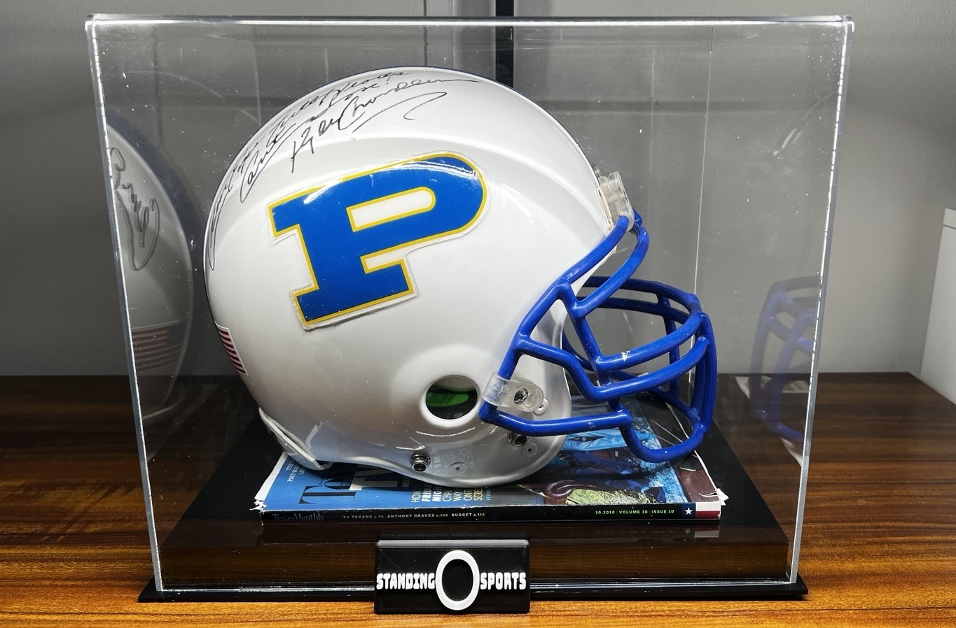 Friday Night Lights Authentic Coach Taylor & Buddy Signed Helmet – USED IN SHOW