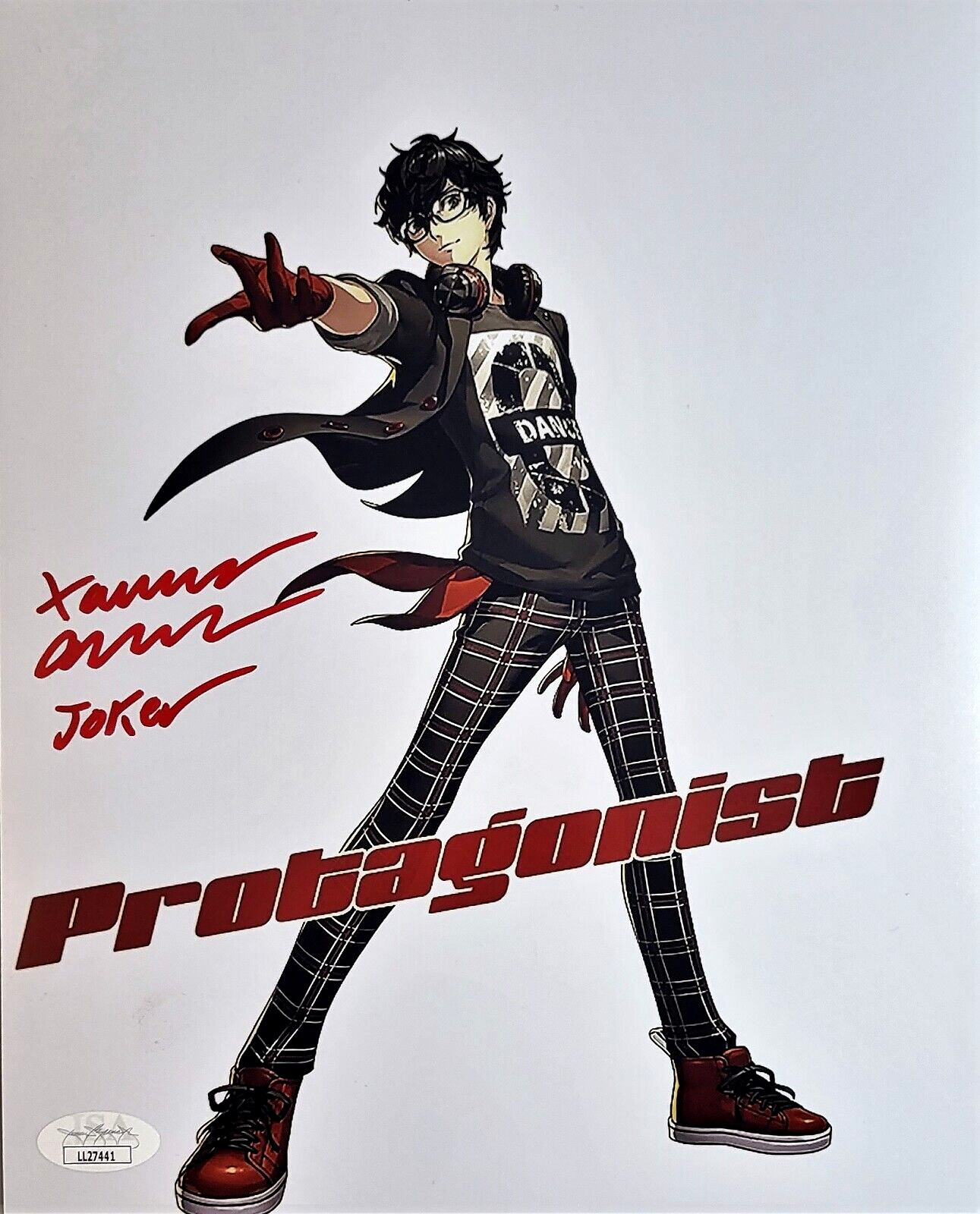 Xander Mobus Signed Photo Joker Ren Amamiya Persona 5 JSA COA 441