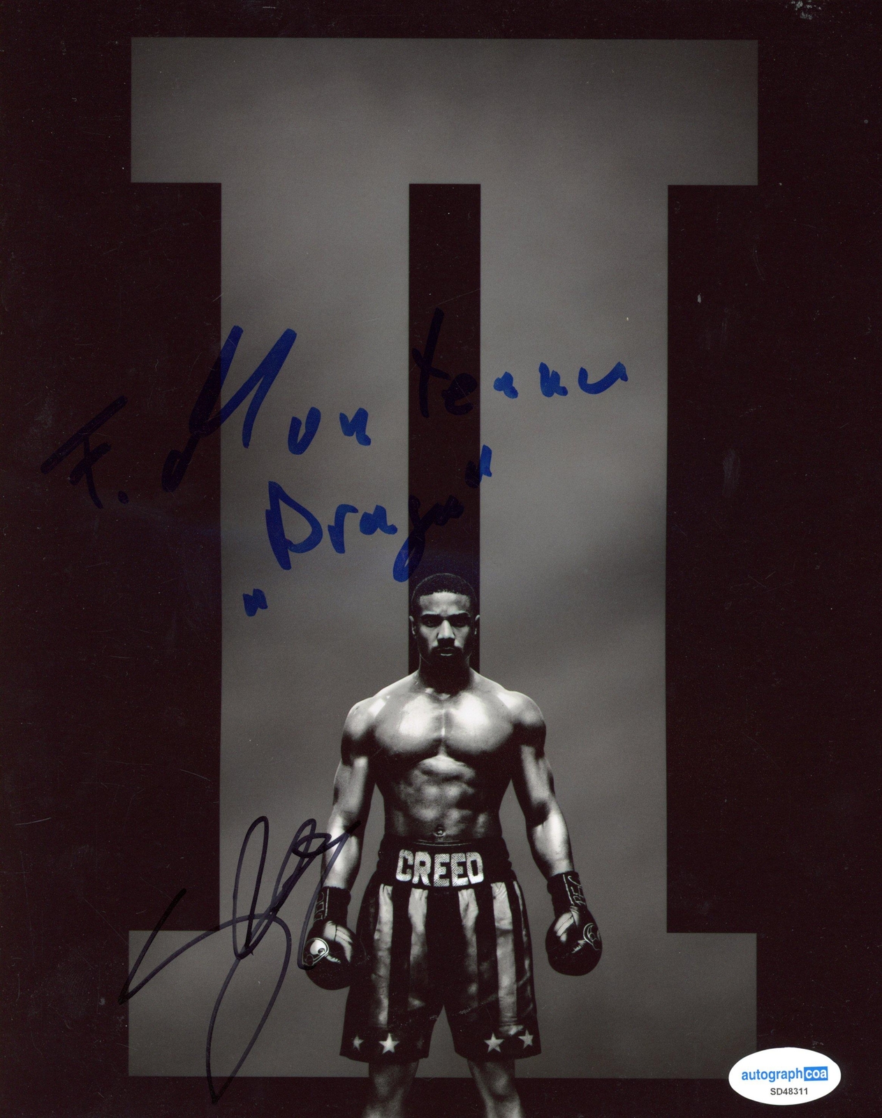 Florian Munteanu & Steven Caple Jr. ” Creed II” AUTOGRAPH Signed 8×10 Photo ACOA