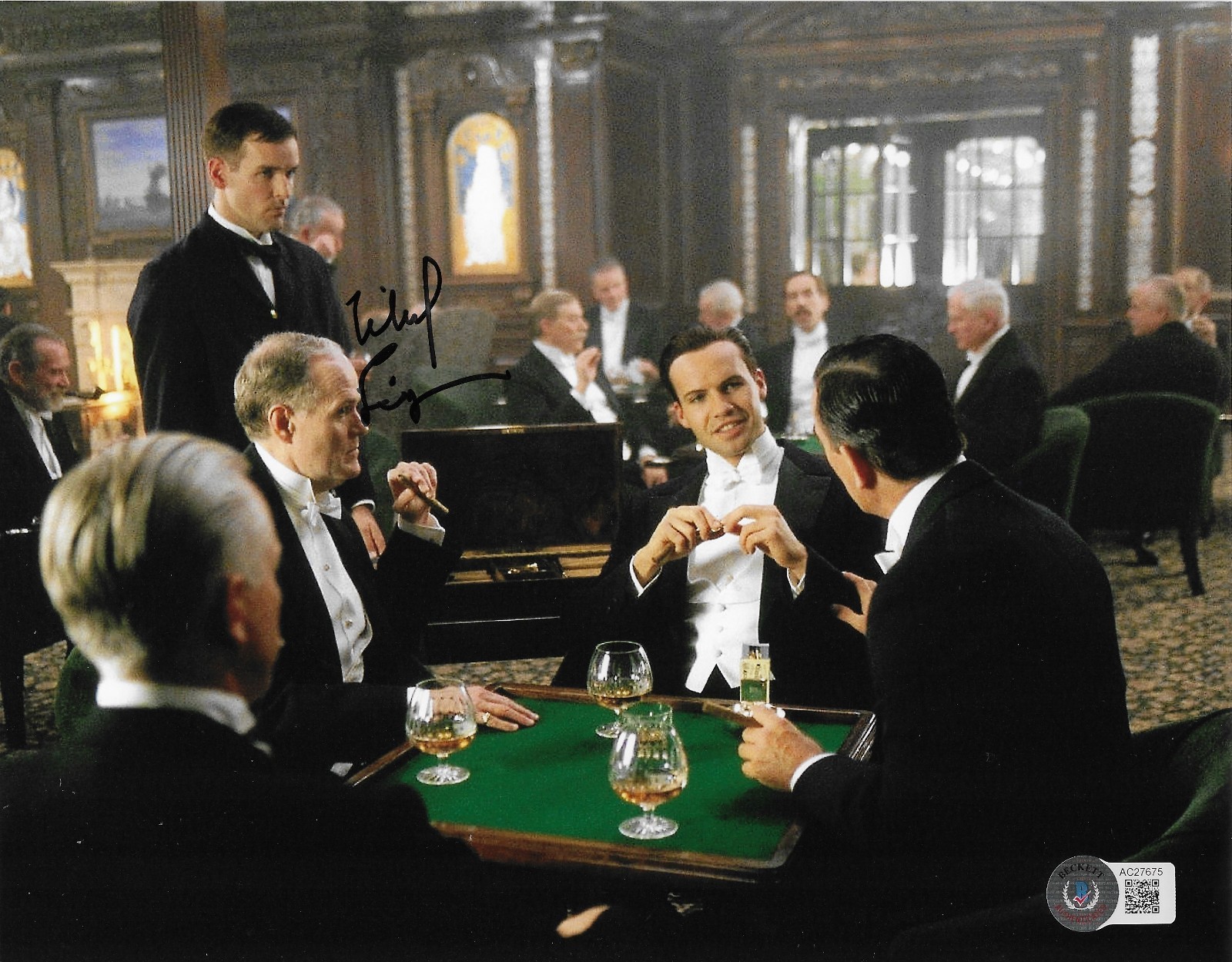 Michael Ensign Signed 8×10 Photo Autographed BAS Titanic Benjamin Guggenheim 75