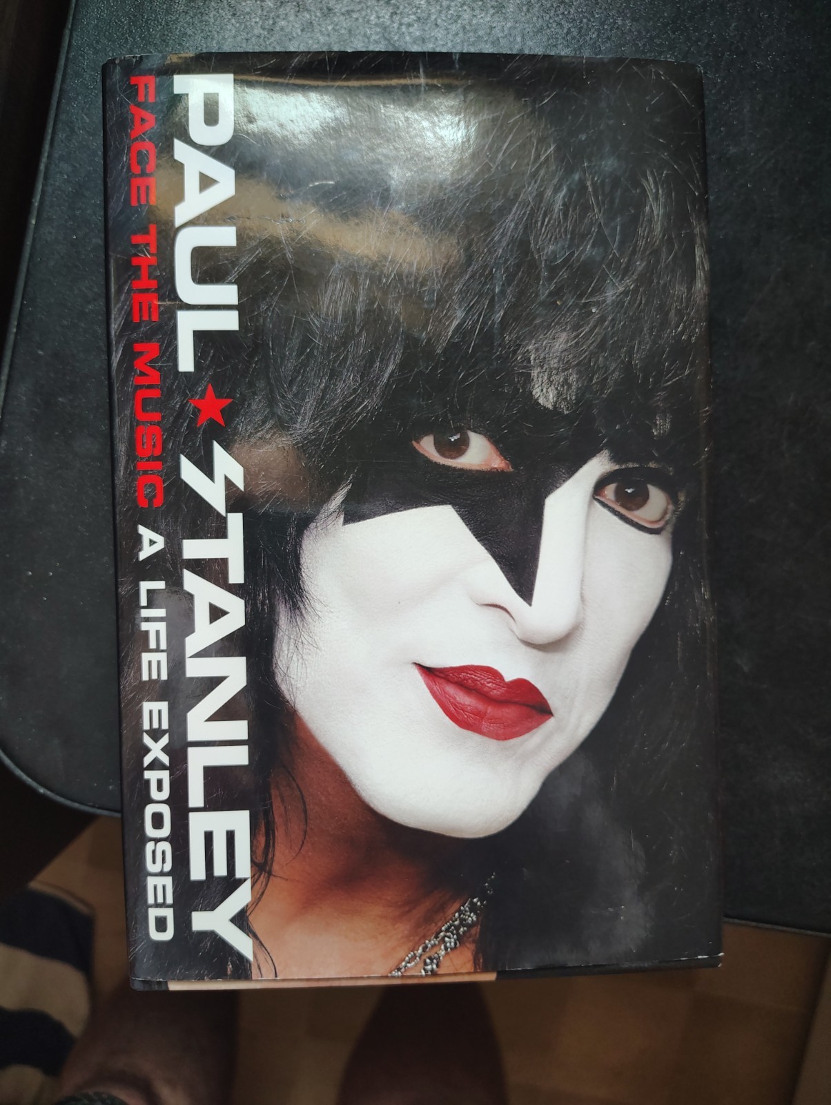 SIGNED PURPLE INK HTF RARE PAUL STANLEY FACE THE MUSIC HARDBACK BOOK KISS 2014