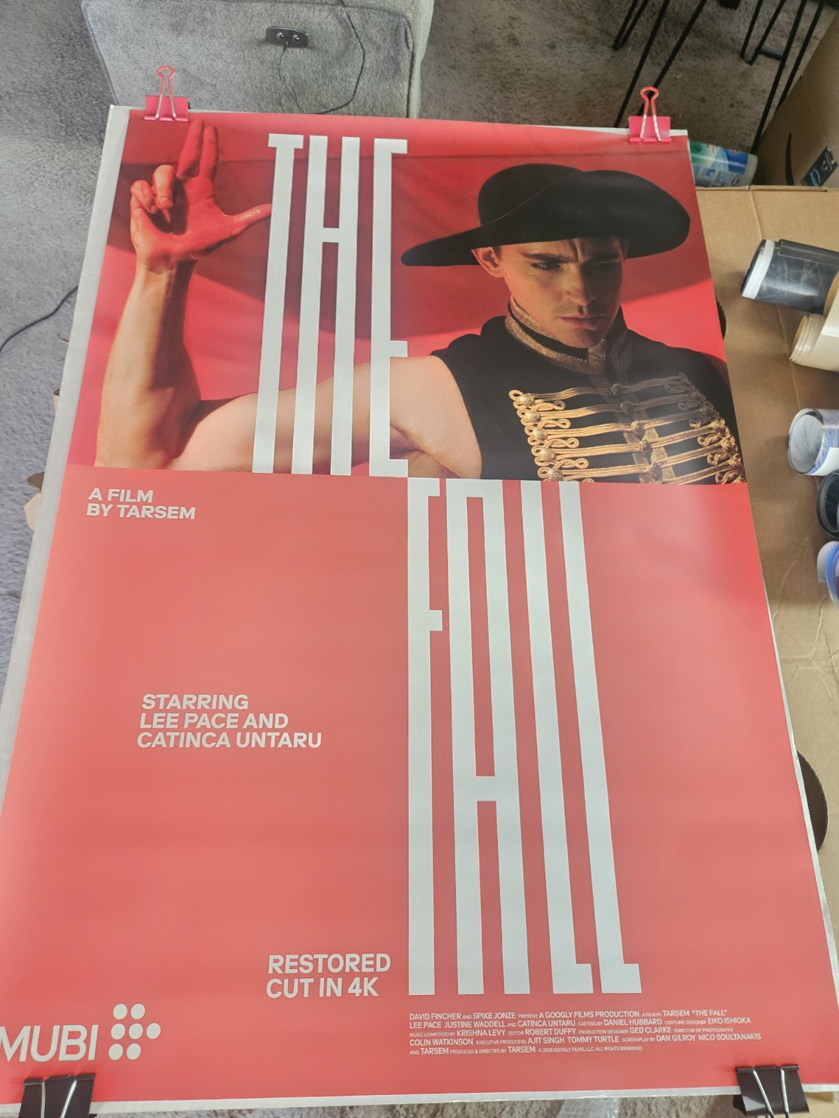 The Fall Original Movie Poster 4k Restoration Mubi Lee Pace 27×40