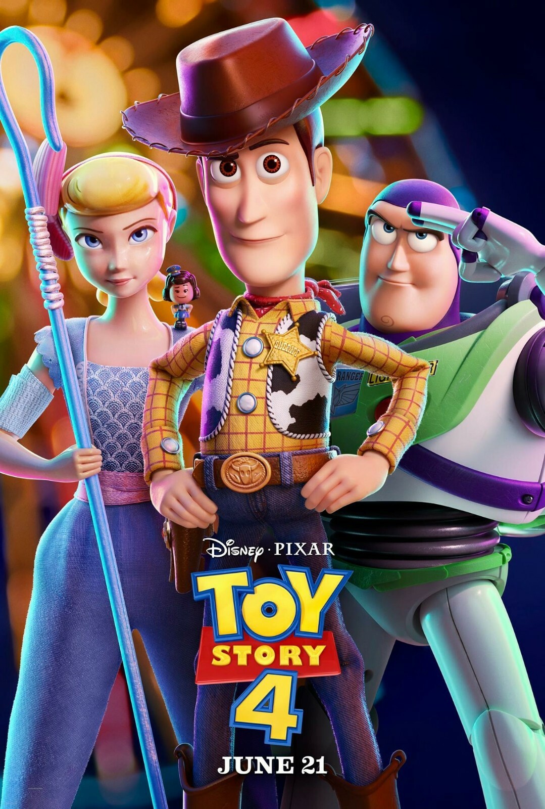 Toy Story movie posters : set of 4 : 11 x 17 inches (Toy Story 1,2,3 and 4)