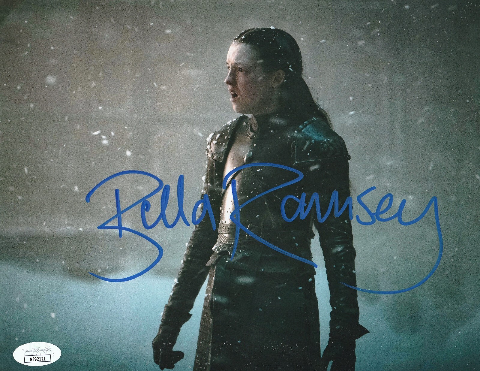 BELLA RAMSEY SIGNED GAME OF THRONES 8X10 PHOTO JSA AUTHENTICATED # 2