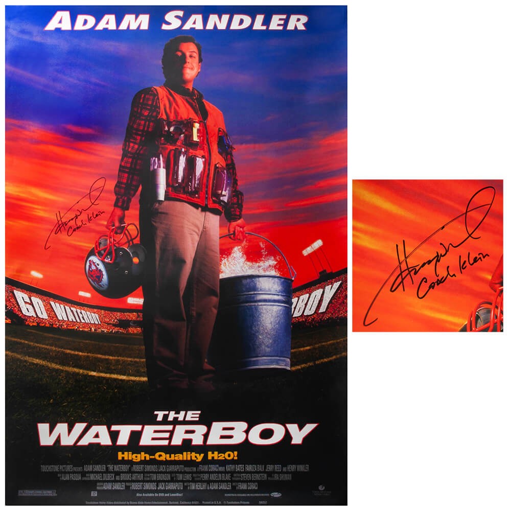 Henry Winkler Signed The Waterboy 27×40 Movie Poster w/Coach Klein -SCHWARTZ COA