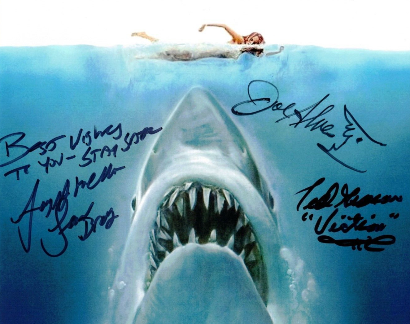 GFA Joe Alves x3 Movie Cast * JAWS * Signed 8×10 Photo J4 COA