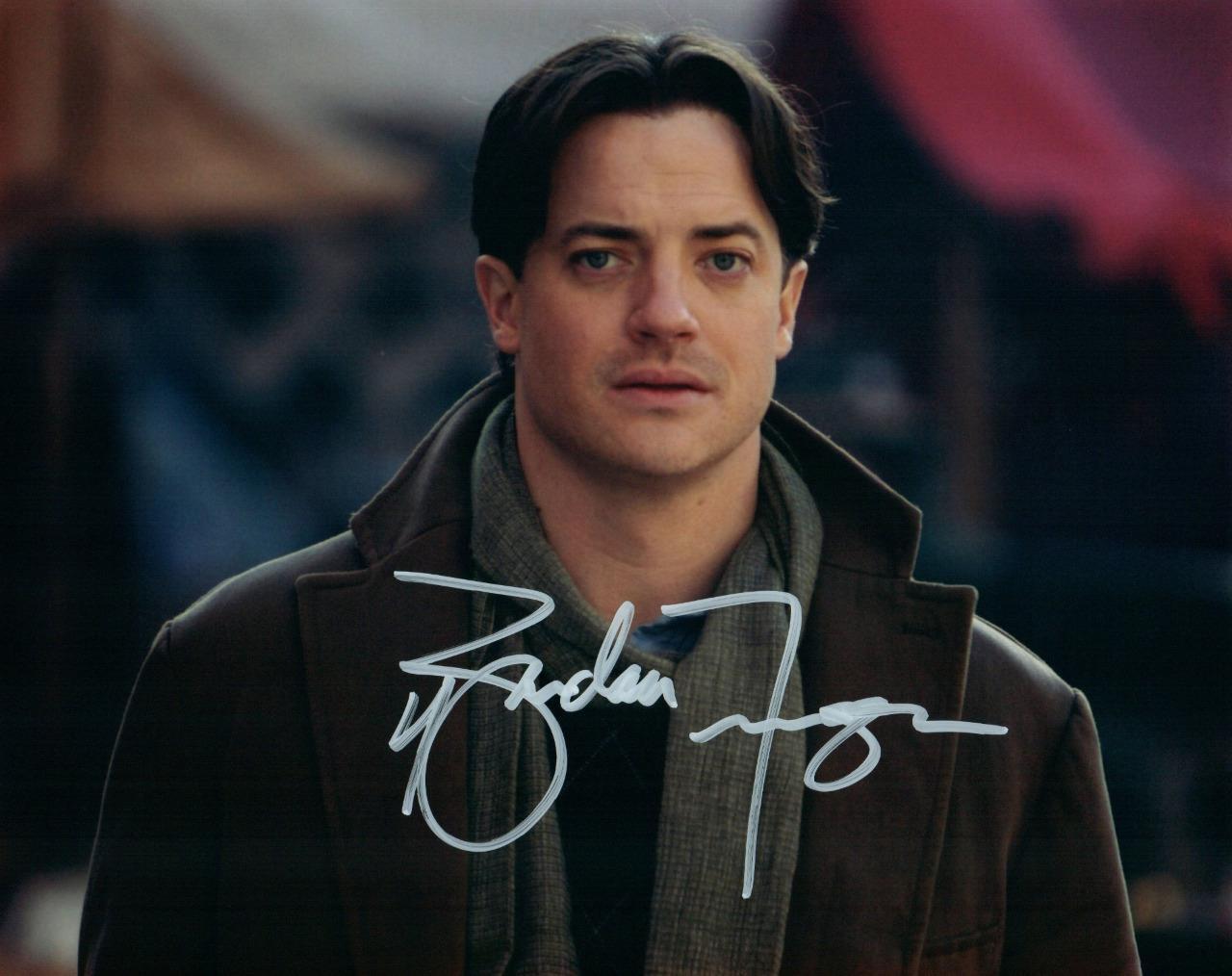Brendan Fraser signed 8×10 Photo autographed Nice + COA