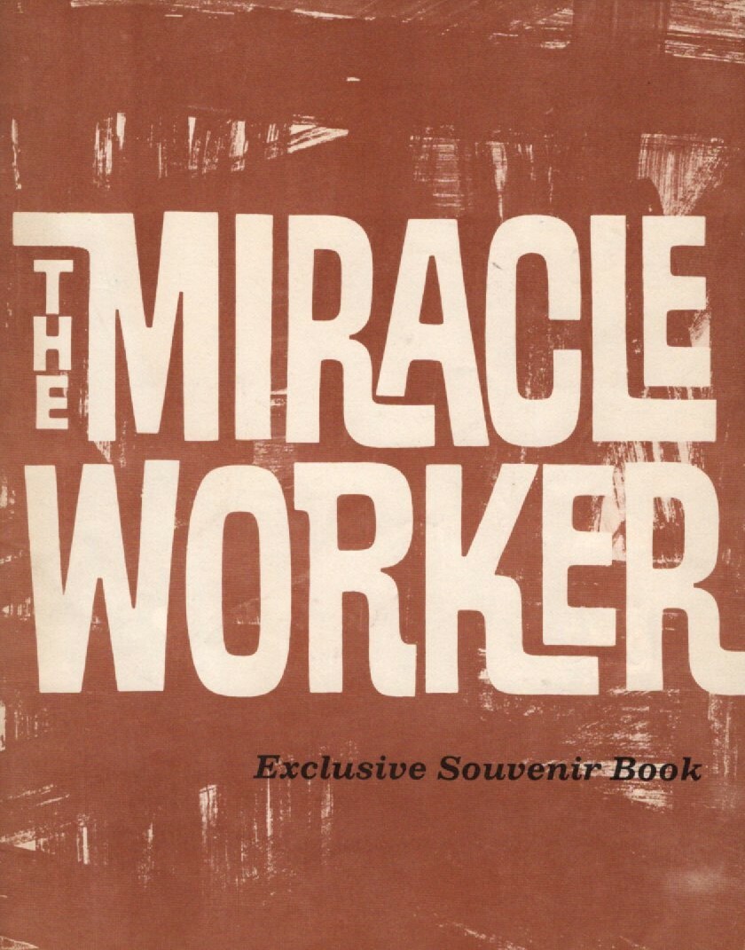 Eileen Brennan “MIRACLE WORKER” (Helen Keller) 1961 Tour Souvenir Program