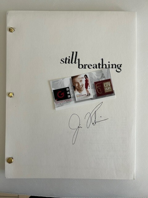 Movie Script : Title “Still Breathing” Signed by Writer/Producer A LOVE STORY!