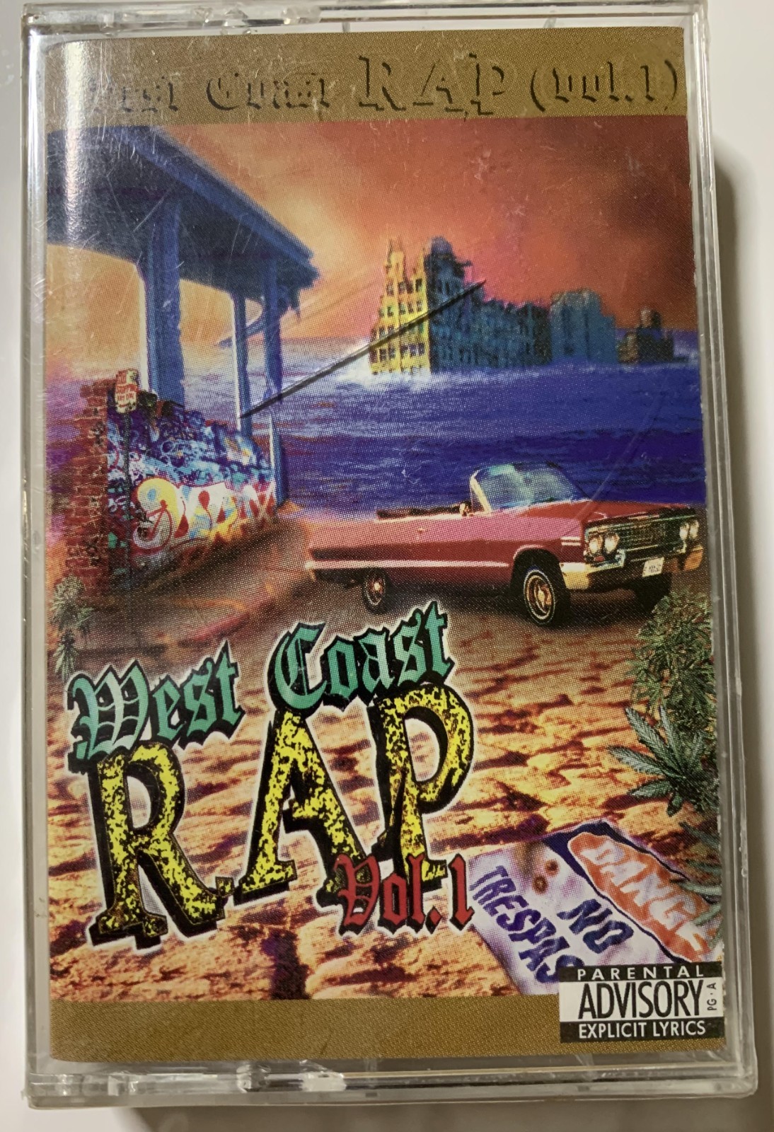 WEST COAST RAP Vol. 1 Cassette Tape *Gangsta Style Rap 1996 * NEW – Rare to Find