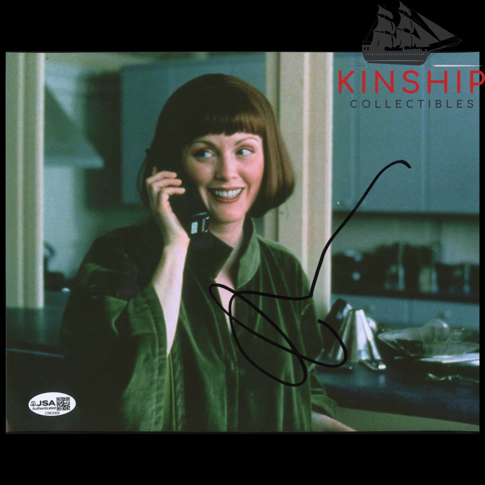 Julianne Moore signed 8×10 Photo JSA COA Actress Auto B2385