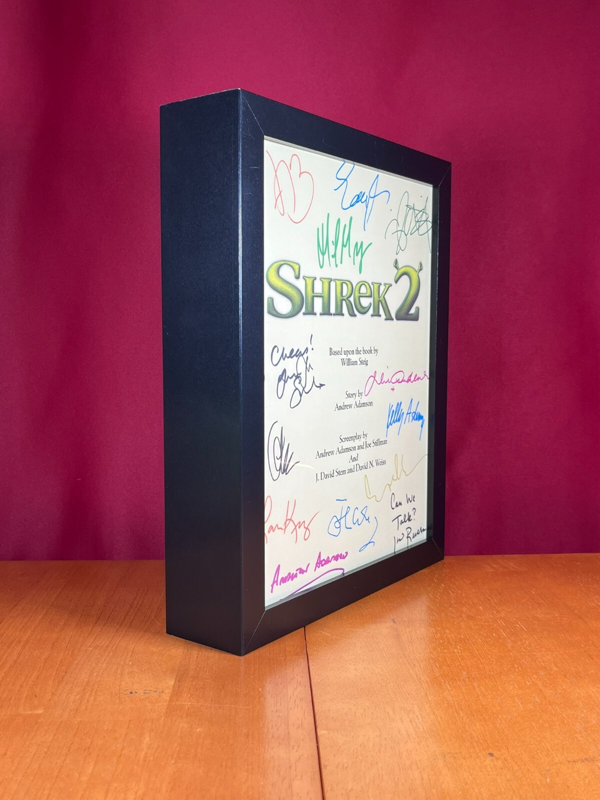 Shrek 2 Script Cast-Signed- Autograph Reprints- 103 Pgs- Full Script- Mike Myers