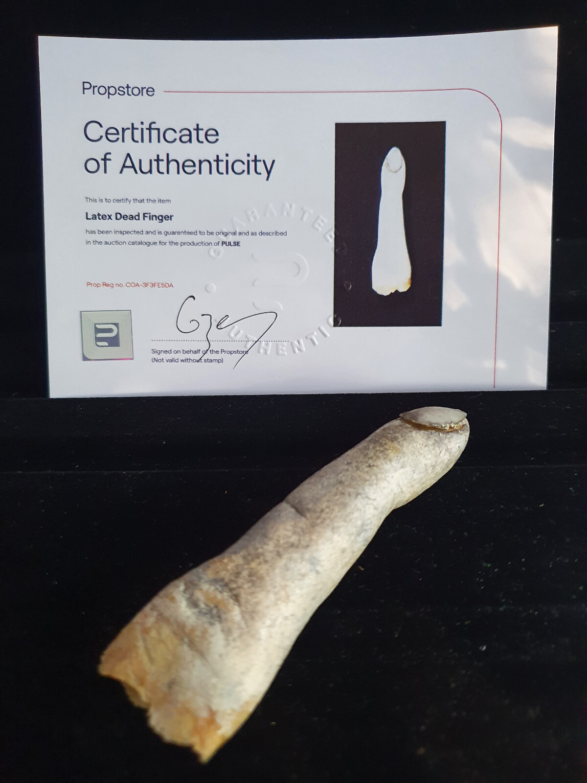 Extremely Rare! Wes Craven Pulse Original Screen Used Dead Finger Movie Prop