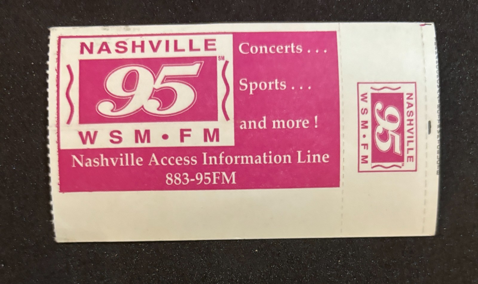 Bonnie Raitt Ticket Stub Lot 1989 1994 Nashville Center Stage Starwood Amph