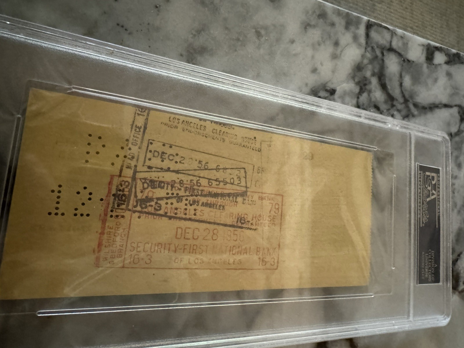 Orson Welles Signed Check 1956 – PSA/DNA Certified