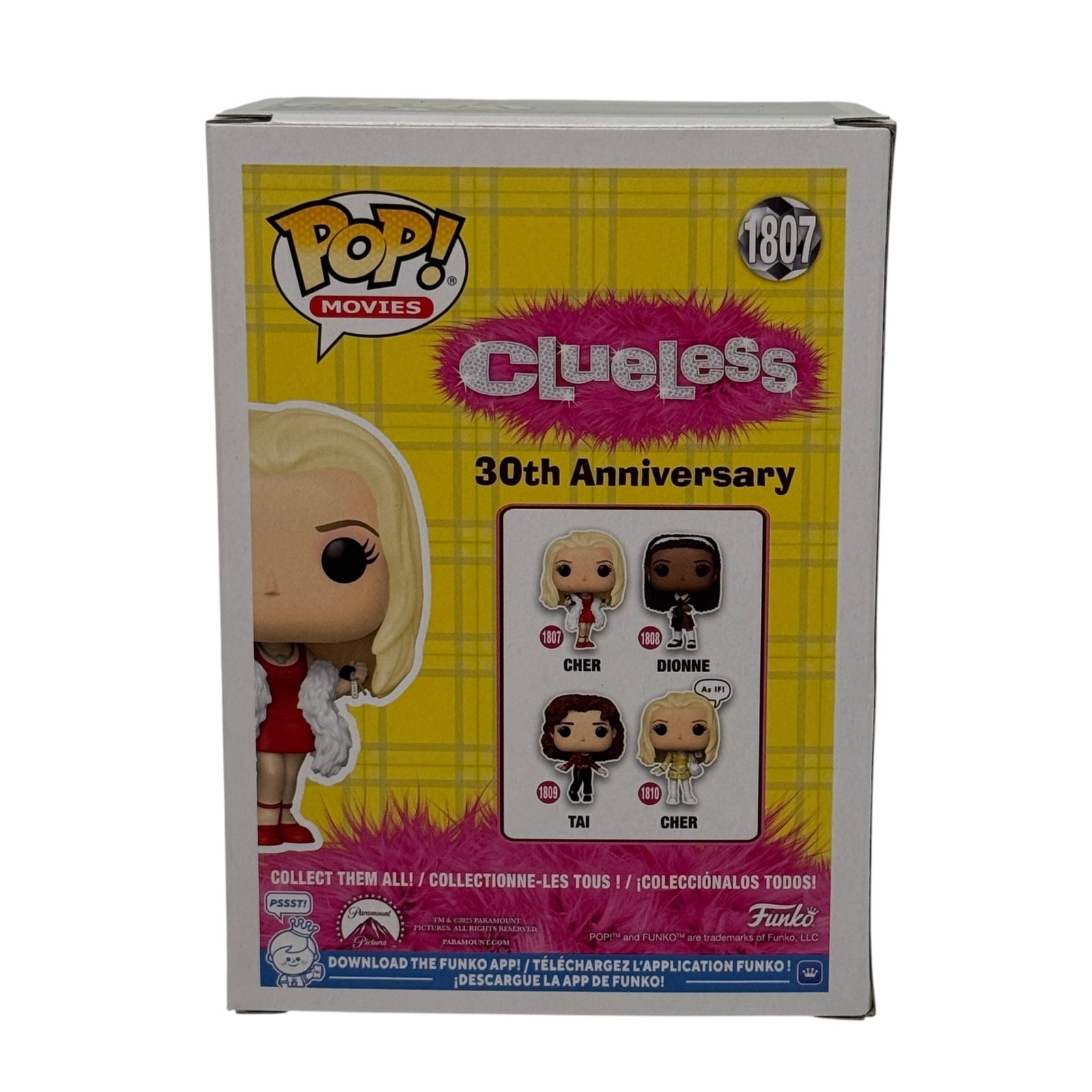 Alicia Silverstone Signed Cher Clueless 30th Anniversary Funko Pop #1807 Beckett