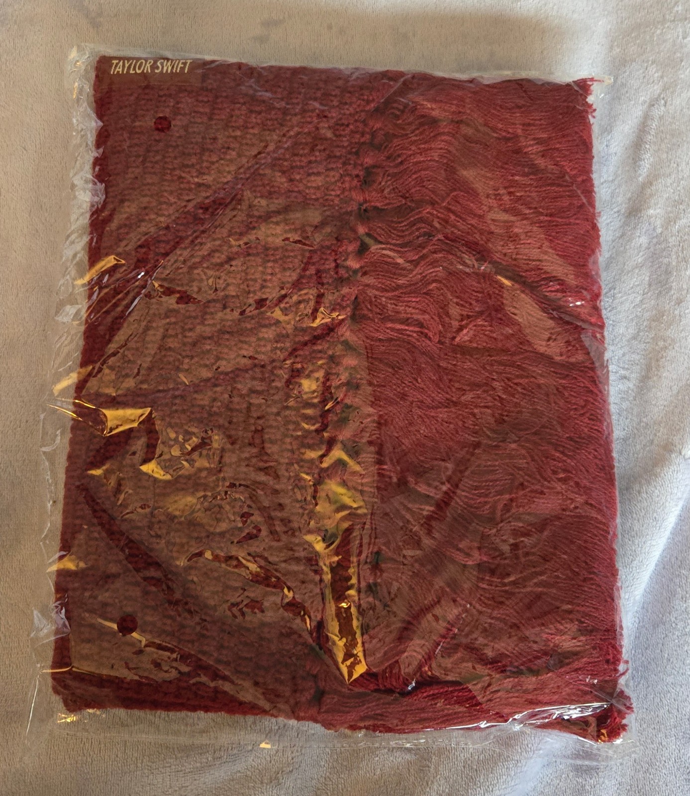 Taylor Swift All Too Well Knit Scarf 2022 RED Taylor’s Version BRAND NEW SEALED