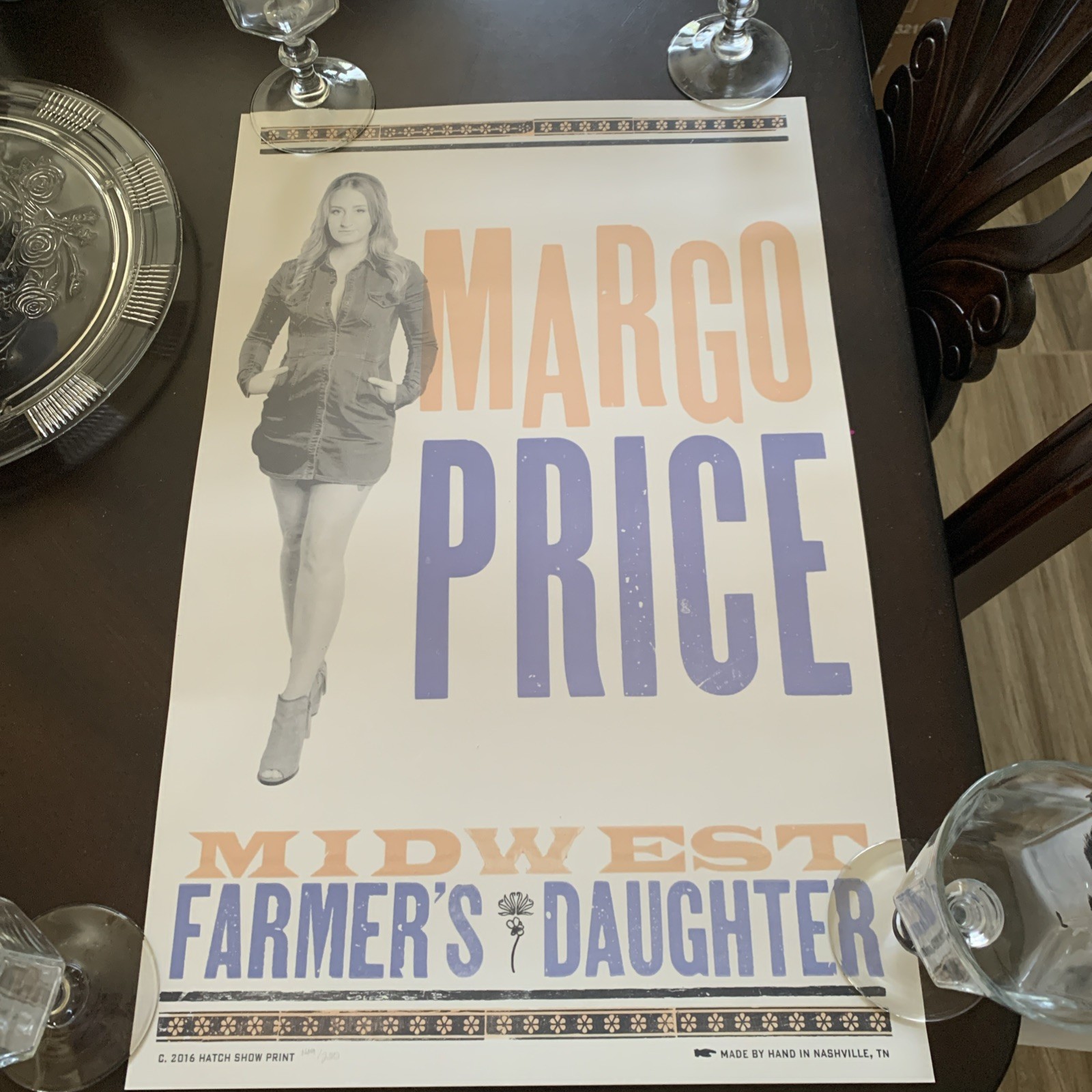 MARGO PRICE Hatch Show Print 2016 Midwest Farmer’s Daughter Album Poster