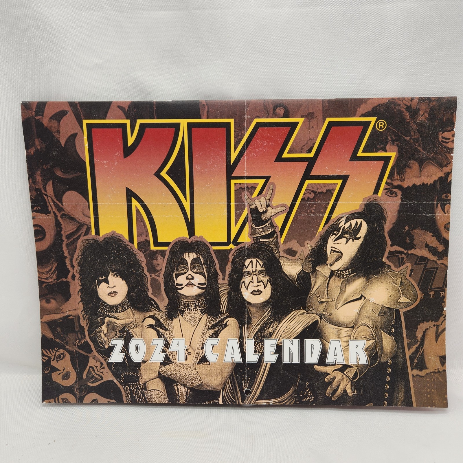 Kiss 2024 Wall Calendar Rock Band Gene Simmons Paul Stanley Poster Foundry Rare